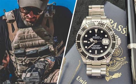 soldiers wearing rolex|american mercenary Rolex.